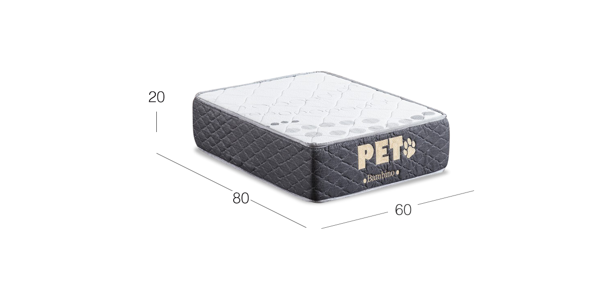 Colchón Pet Bambino Grey Firme