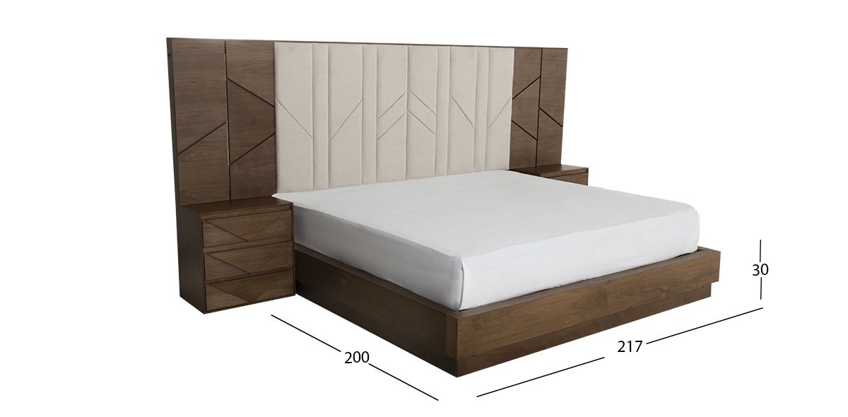 Base De Cama King Size Alba Café