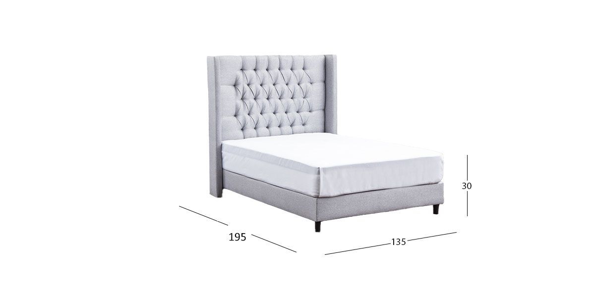 Base De Cama Matrimonial Estela Plata 