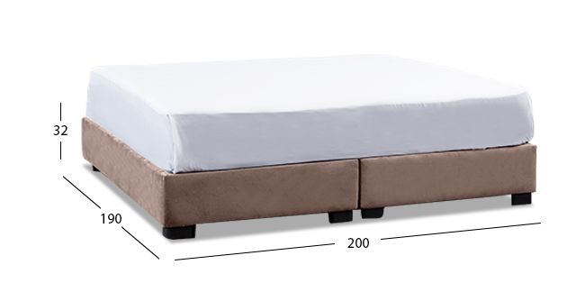 Base De Cama King Size Megan Palo De Rosa
