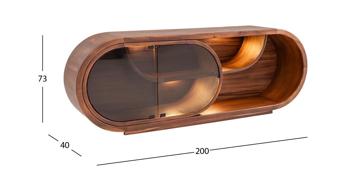 Credenza Parota Kami Café