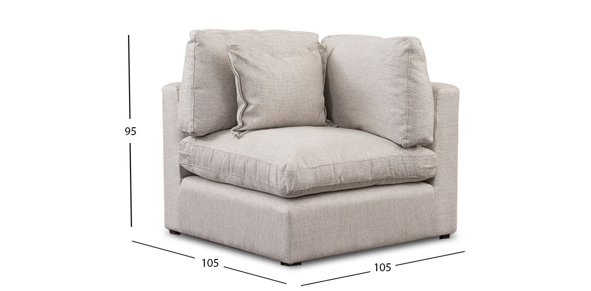 Sillón Esquinero Romelly Beige