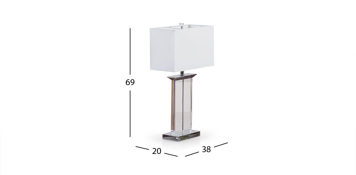 Lámpara De Mesa Grecia Plata