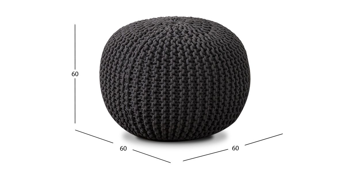 Puff Balboa Oxford 60 x 60 cm