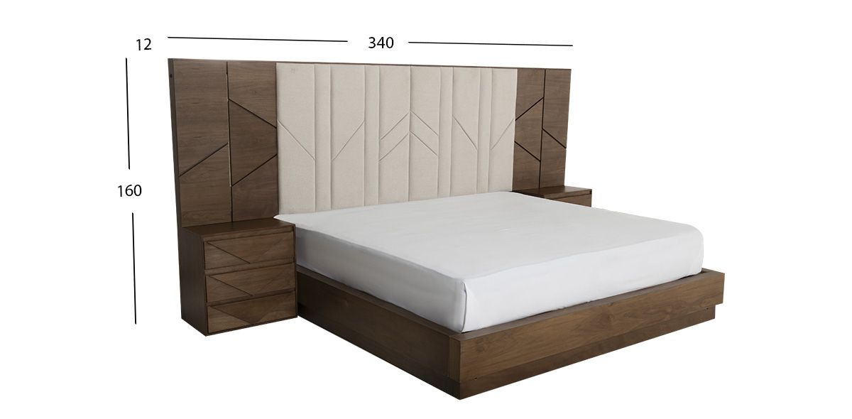 Cabecera King Size Alba Café