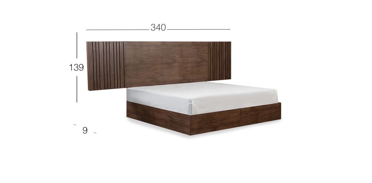 Cabecera King Size Loana CL Café