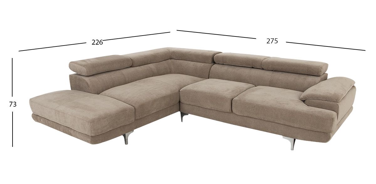 Sala En L Akira Beige