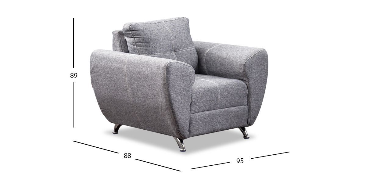 Sillón London Gris  