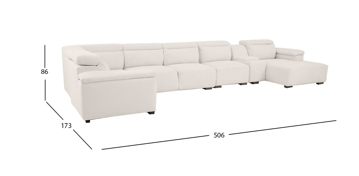 Sala Cloe CL Beige 6 Piezas