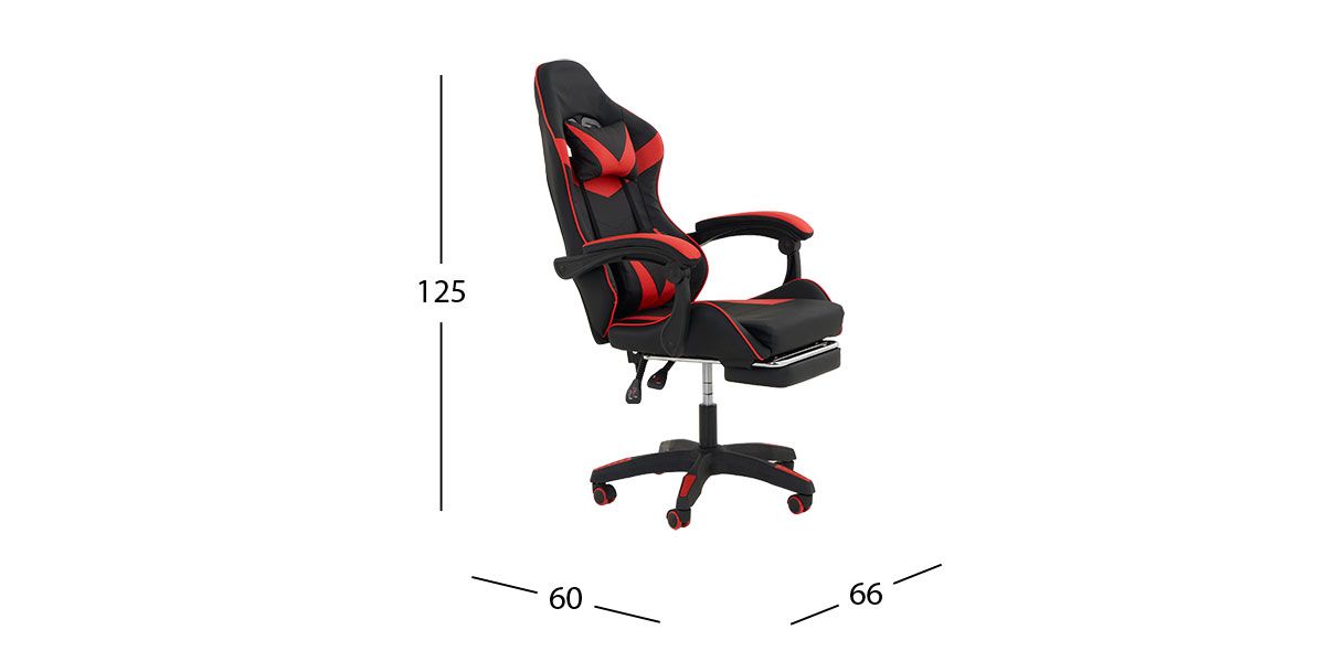 Silla Gamer Trex Rojo