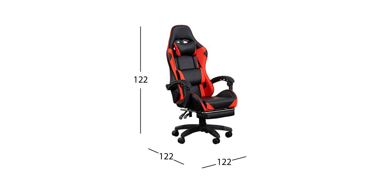 Silla Gamer Sparx Negro Rojo
