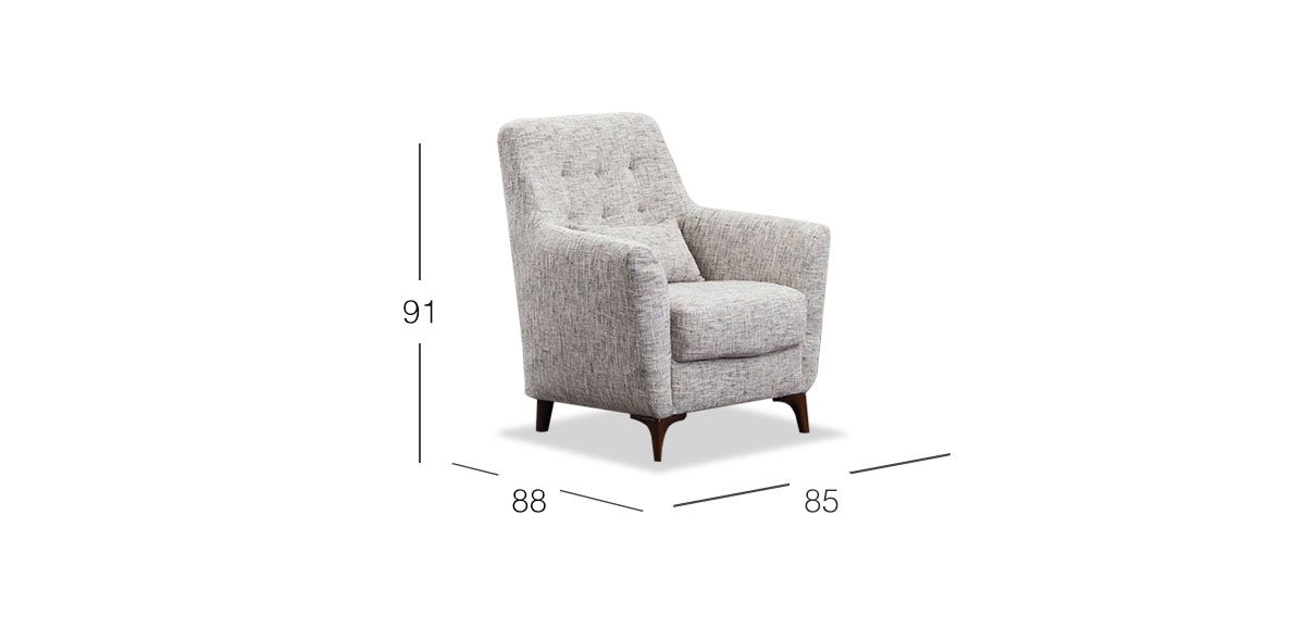 Sillón Ocasional Atlántica Mismatch Beige