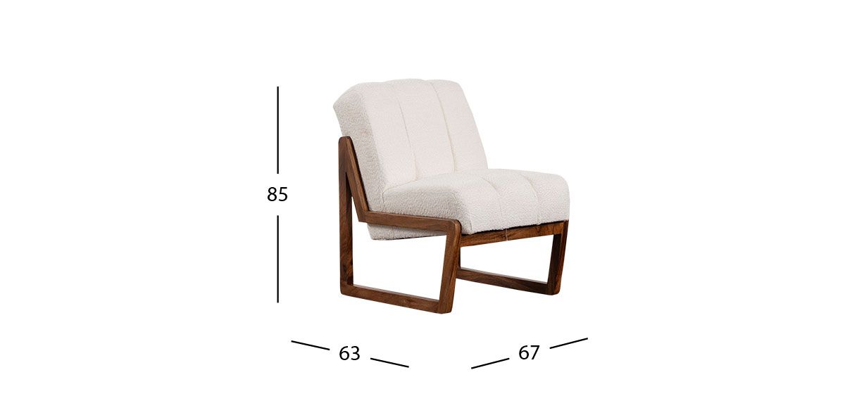 Sillón Ocasional Nuve CL Beige