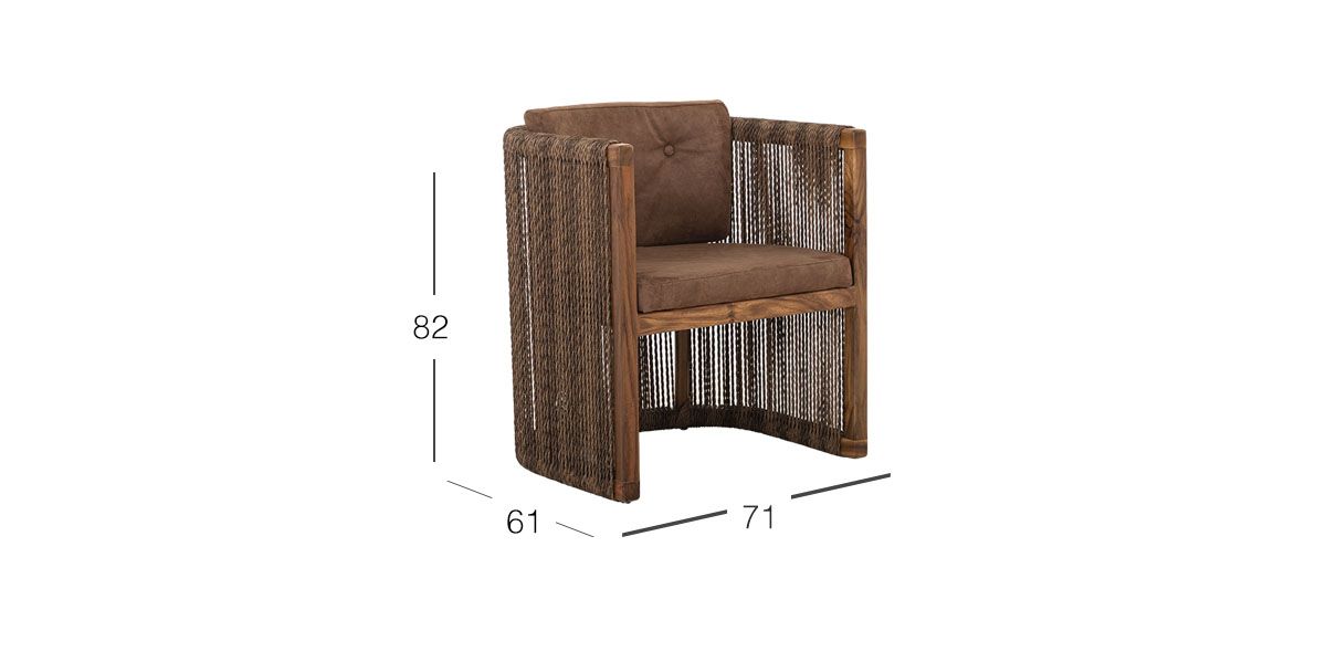 Sillón Ocasional Suecia Café