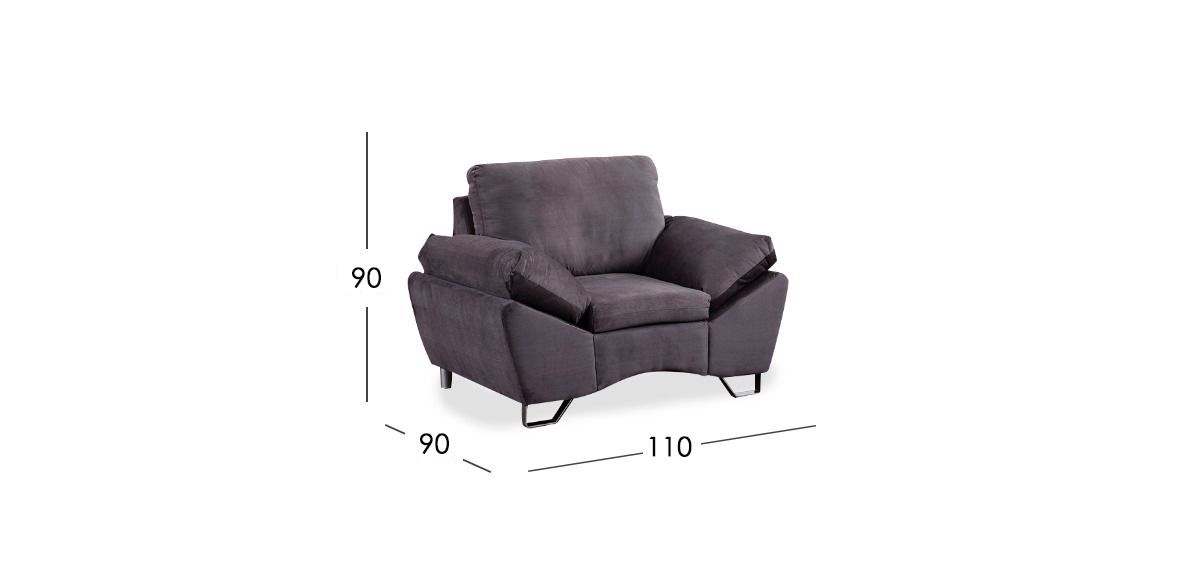 Sillón Redwood III Gris Oxford