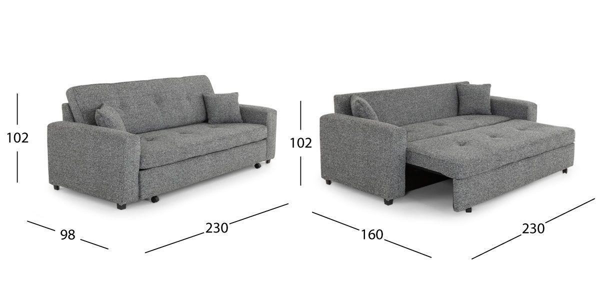 Sofá Cama Celta Gris
