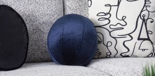 Cojín Decorativo Esfera Elche Azul Marino