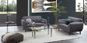 Sala Monet Charcoal 2 Piezas