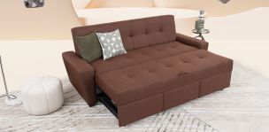 Sofá Cama con Cama Alta Irlanda V New Moka