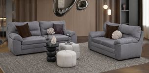 Sala Balam Gris Acero