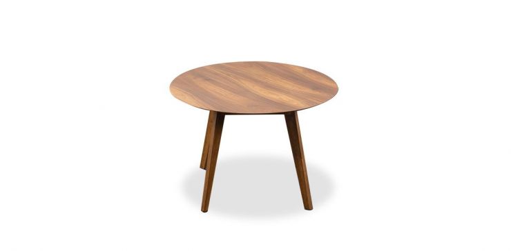 Mesa Comedor 120 Cm Redondo Marbella Café