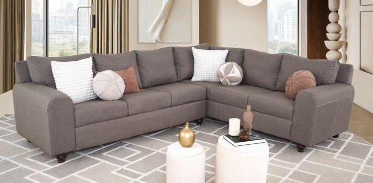 Sala Modular Derecha Rocco HS Gris
