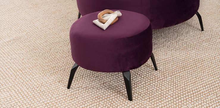 Taburete Bellavue Morado Chico